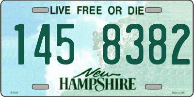 NH license plate 1458382