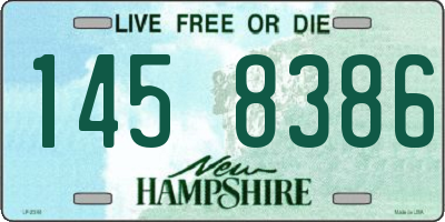 NH license plate 1458386