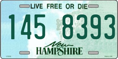 NH license plate 1458393