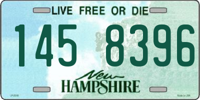 NH license plate 1458396