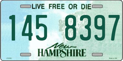 NH license plate 1458397
