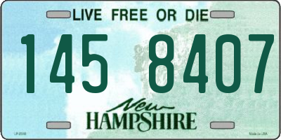 NH license plate 1458407