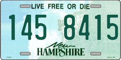 NH license plate 1458415