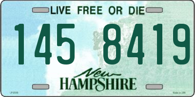 NH license plate 1458419
