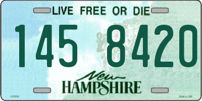 NH license plate 1458420