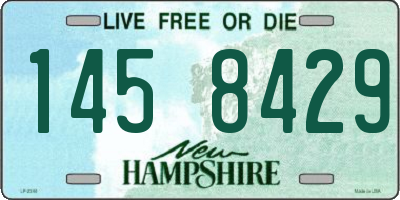 NH license plate 1458429