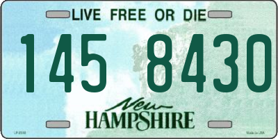 NH license plate 1458430