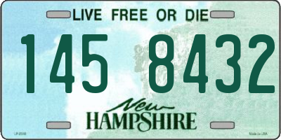 NH license plate 1458432
