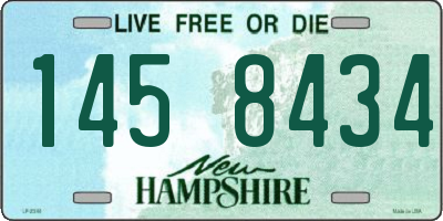 NH license plate 1458434