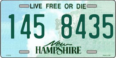 NH license plate 1458435