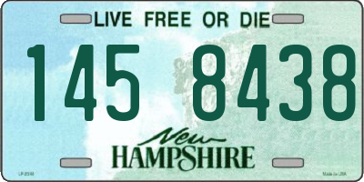 NH license plate 1458438