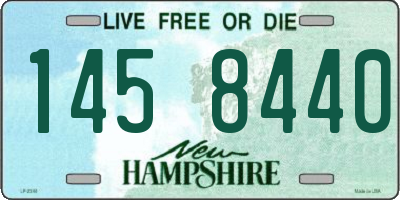 NH license plate 1458440