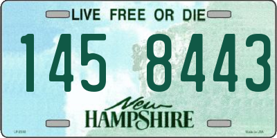 NH license plate 1458443