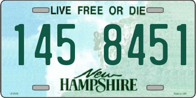 NH license plate 1458451