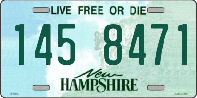 NH license plate 1458471
