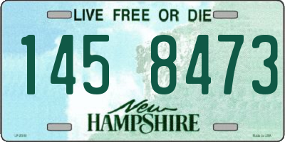 NH license plate 1458473
