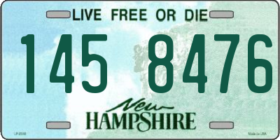 NH license plate 1458476
