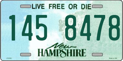 NH license plate 1458478