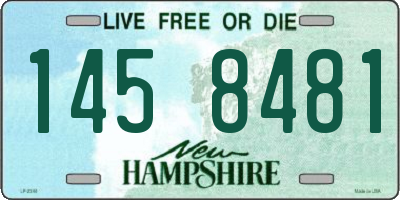 NH license plate 1458481
