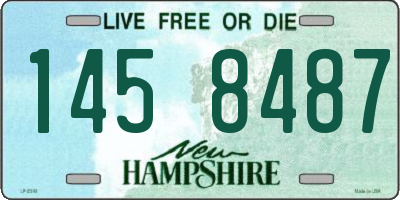 NH license plate 1458487