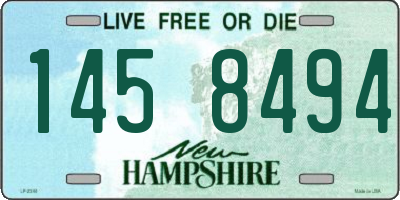 NH license plate 1458494