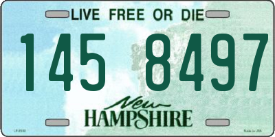 NH license plate 1458497