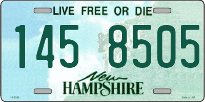 NH license plate 1458505