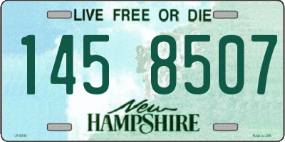 NH license plate 1458507