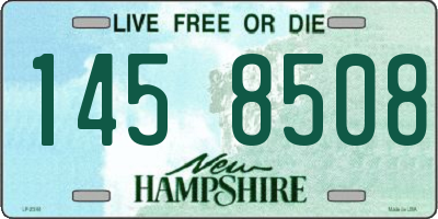 NH license plate 1458508