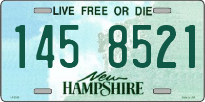 NH license plate 1458521