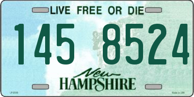 NH license plate 1458524