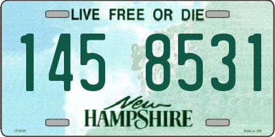 NH license plate 1458531