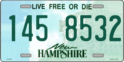 NH license plate 1458532