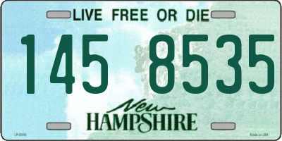 NH license plate 1458535