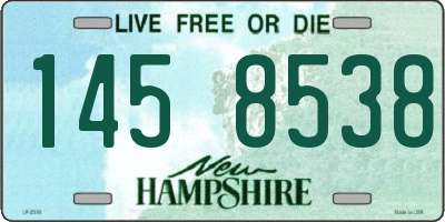NH license plate 1458538