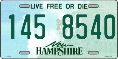 NH license plate 1458540