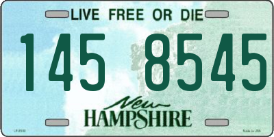 NH license plate 1458545