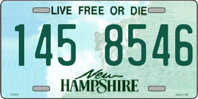NH license plate 1458546