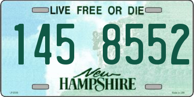 NH license plate 1458552