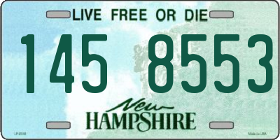 NH license plate 1458553