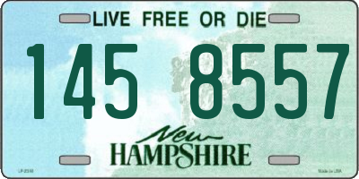 NH license plate 1458557