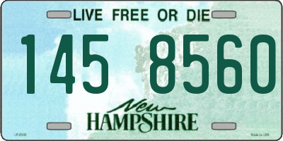NH license plate 1458560