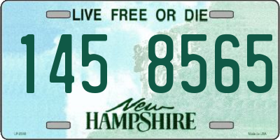 NH license plate 1458565