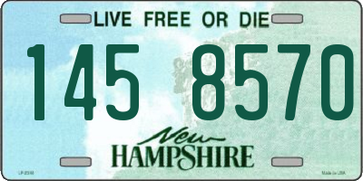 NH license plate 1458570