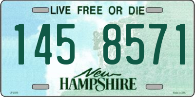 NH license plate 1458571