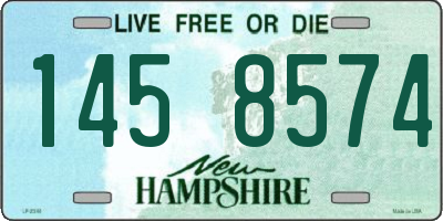 NH license plate 1458574