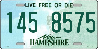 NH license plate 1458575