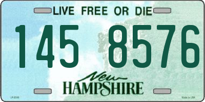 NH license plate 1458576