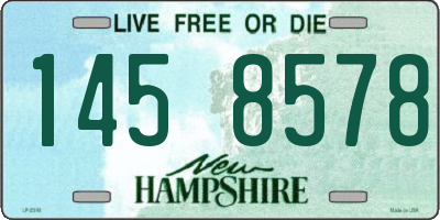 NH license plate 1458578