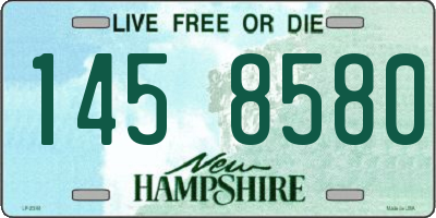NH license plate 1458580